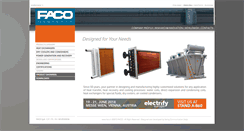 Desktop Screenshot of faco.it