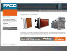 Tablet Screenshot of faco.it