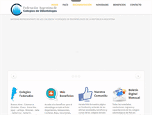 Tablet Screenshot of faco.org.ar